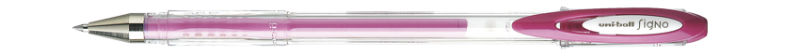 Ref. MITUM120ACRE, Stylo bille Signo pastel rose, Rose, marque UNIBALL