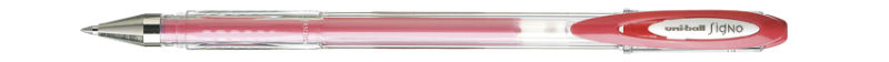 Ref. MITUM120ACRP, Stylo bille Signo pastel rouge, rouge, marque UNIBALL