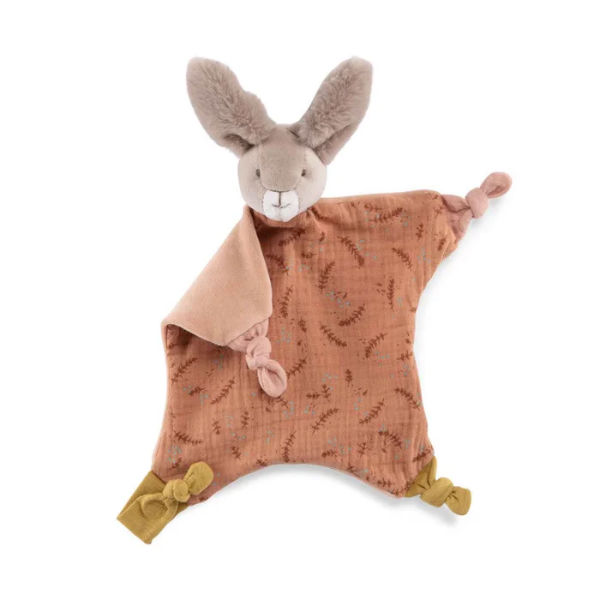 Image de  Moulin Roty - Doudou lapin argile Trois petits lapins 