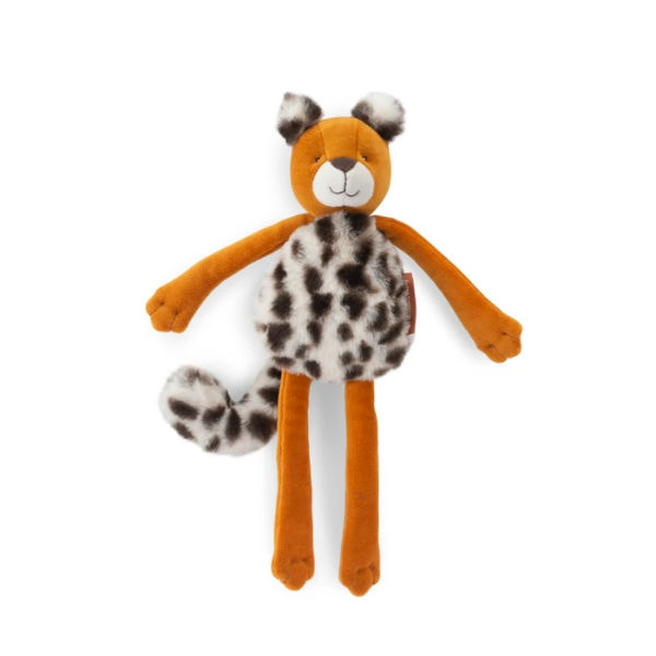 Image de  Moulin Roty - Doudou hochet léopard Taïgo La forêt Mawa 