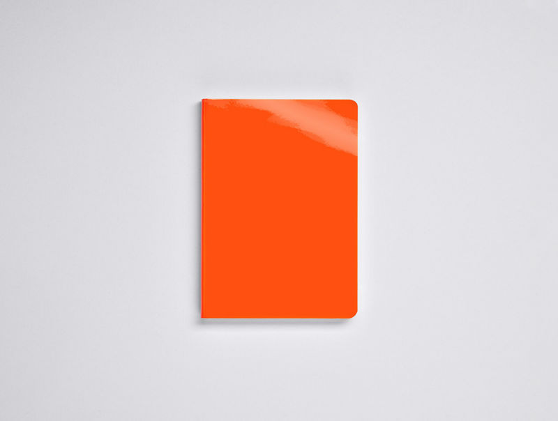 Image de  Carnet souple Candy S pointillés orange fluo 