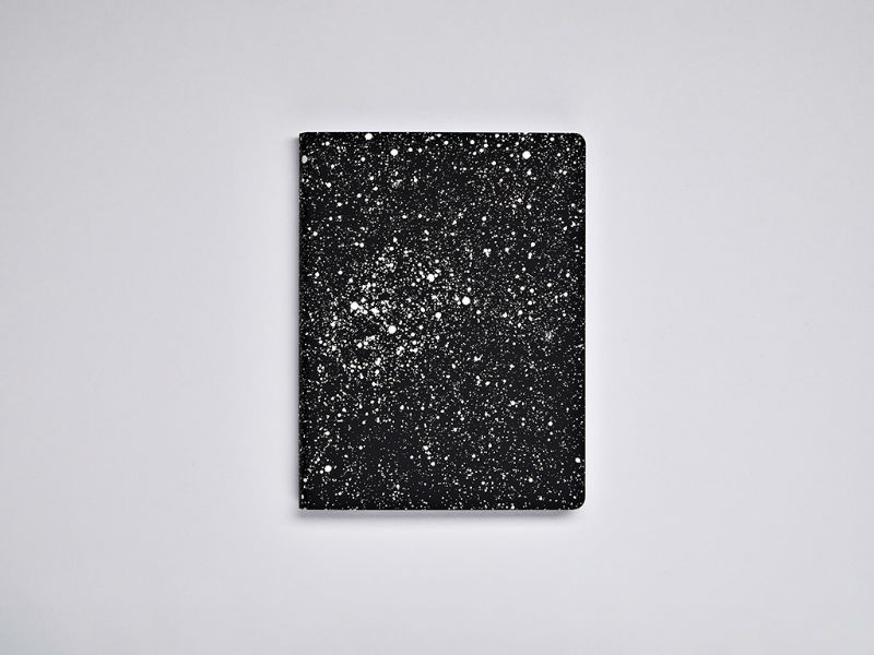 Image de  Carnet souple Graphique L pointillés Voie lactée 