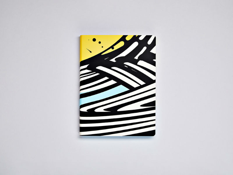 Image de  Carnet souple Graphique L pointillés Nouvelle Vague 
