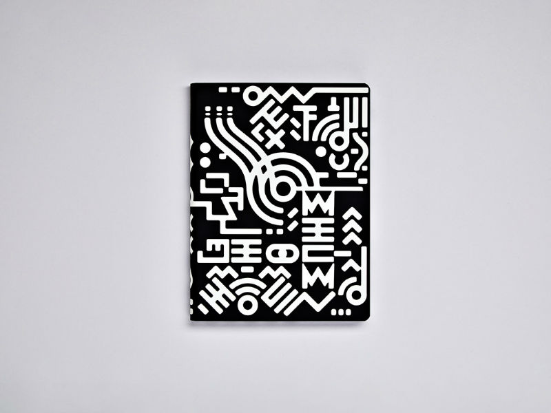 Image de  Carnet souple Graphique L pointillés Métropolis 