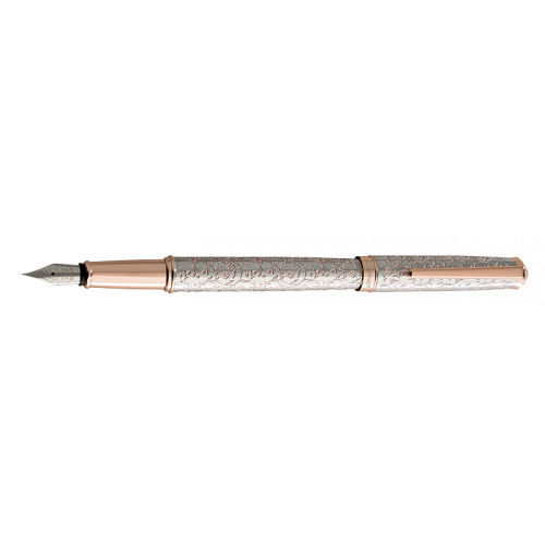 Ref. OBE240268, Plume Byzance chrome rose cuivré, Rose, marque OBERTHUR