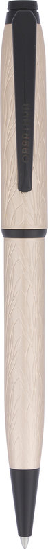 Ref. OBE241937, Stylo bille Anapolis champagne, Or/Argent, marque OBERTHUR