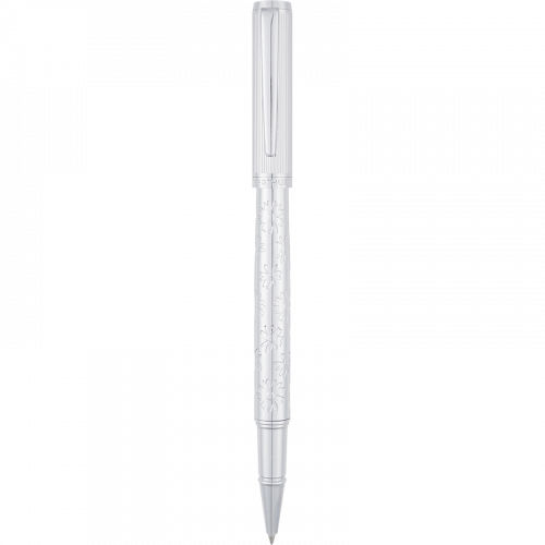 Ref. OBE242398, Roller Miraflores satin/blanc, Or / Argent, marque OBERTHUR