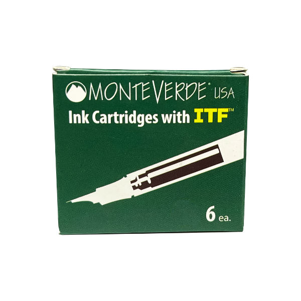 Image de  Boîte de 6 cartouches Monteverde bleu nuit 