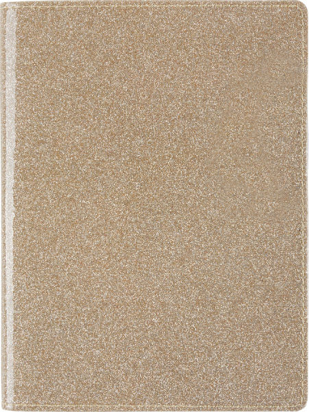 Image de  Agenda 13x18 Paillettes perle 