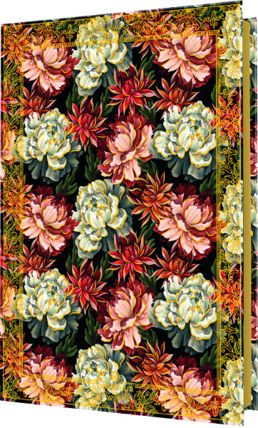 Image de  Carnet Baroque fleurs A5 ligné 