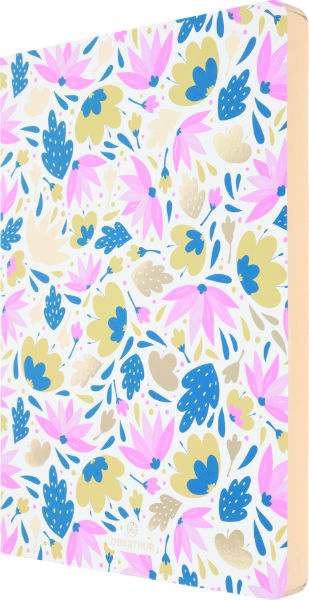 Image de  Carnet souple Bahia  fleurs nenuphars A5 ligné 