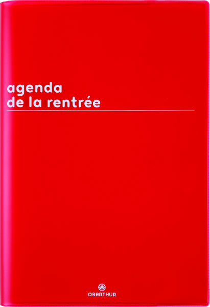 Image de  Agenda de la rentrée 10x15 Boréal rouge 