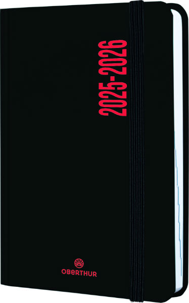 Image de  Agenda 12x17 Alabama noir et rouge 