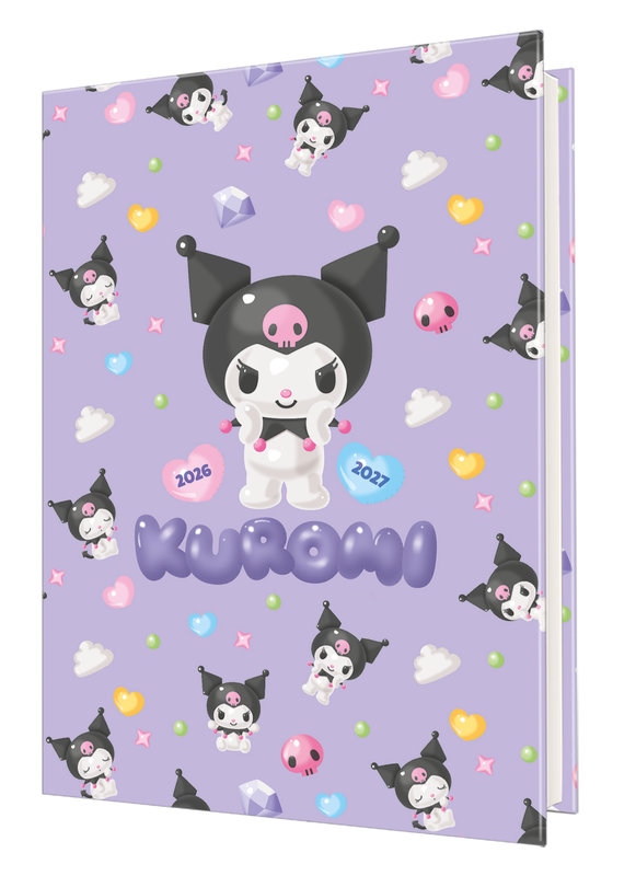 Image de  Agenda journalier souple 12x17 Kuromi 