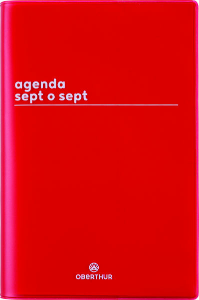 Image de  Agenda 10x15 Boréal rouge 