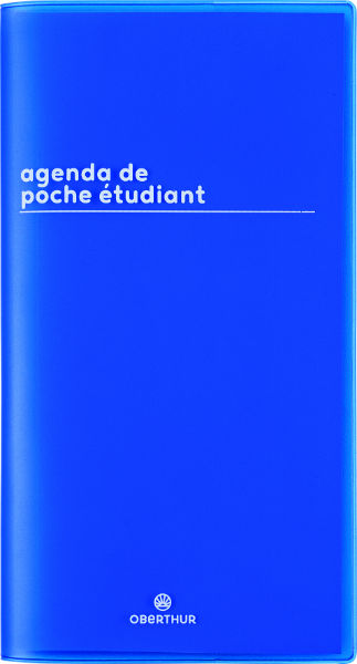 Image de  Agenda étudiant 9x18 Boréal bleu 