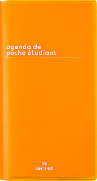 Image de  Agenda étudiant 9x18 Boréal moutarde 