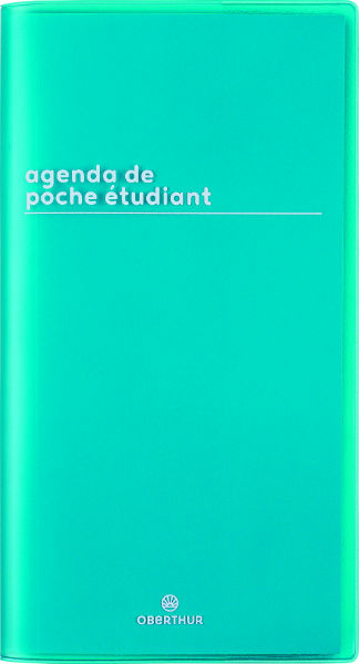 Image de  Agenda étudiant 9x18 Boréal vert 