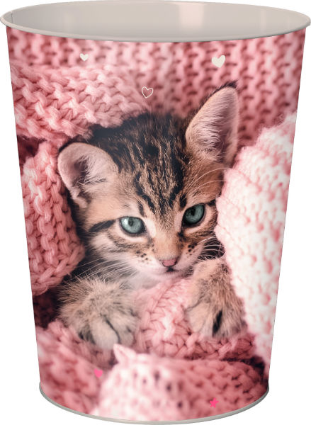 Image de  Corbeille à papier Chaton 