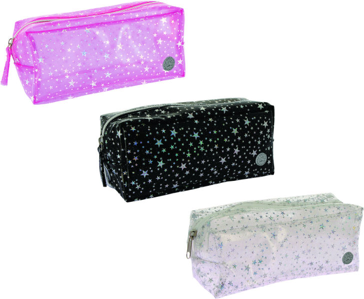 Image de  Fourre tout colors transparent / glitter 