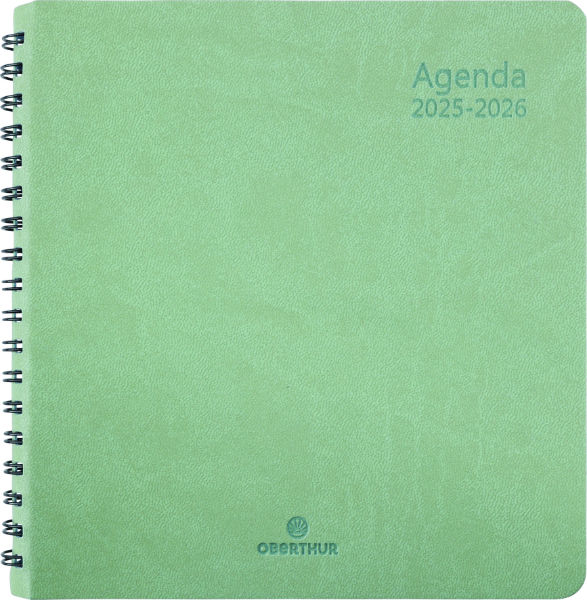 Image de  Agenda SAS 16S bureau Grenade vert sauge 