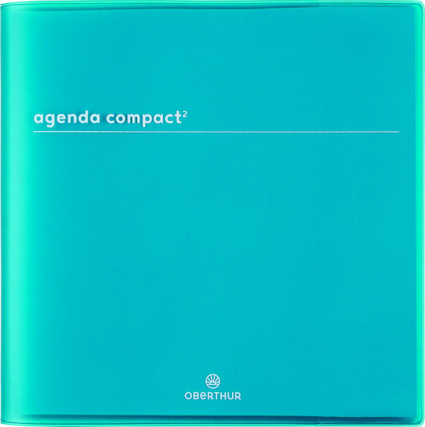 Image de  Agenda compact 16x16 Boréal vert 