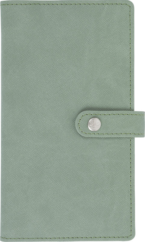 Ref. OBE844117, OBERTHUR - Semainier de poche 16 spirale Lady Kent vert, Vert, marque OBERTHUR