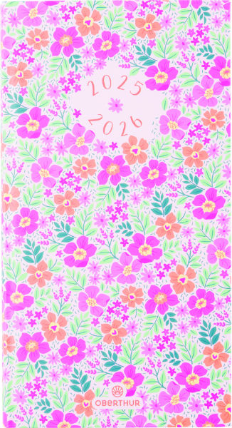 Image de  Agenda SAS 16 poche Chelsea floralie rose 