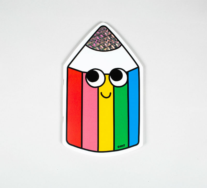 Image de  Cahier stickers crayon 
