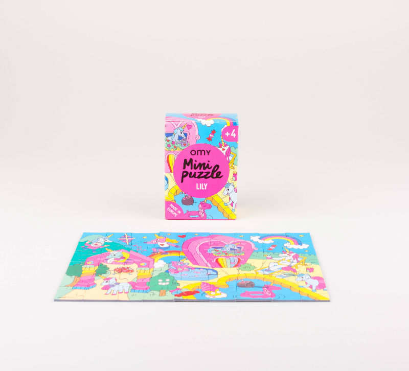Image de  Mini puzzle 54 pièces Lily 