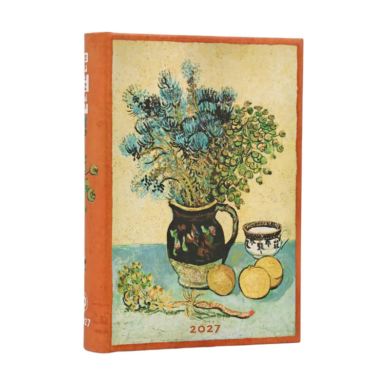 Ref. PAP20364, Agenda nature morte de Van Gogh - Mini - 1 jour sur 1 page - 2027, marque PAPERBLANKS