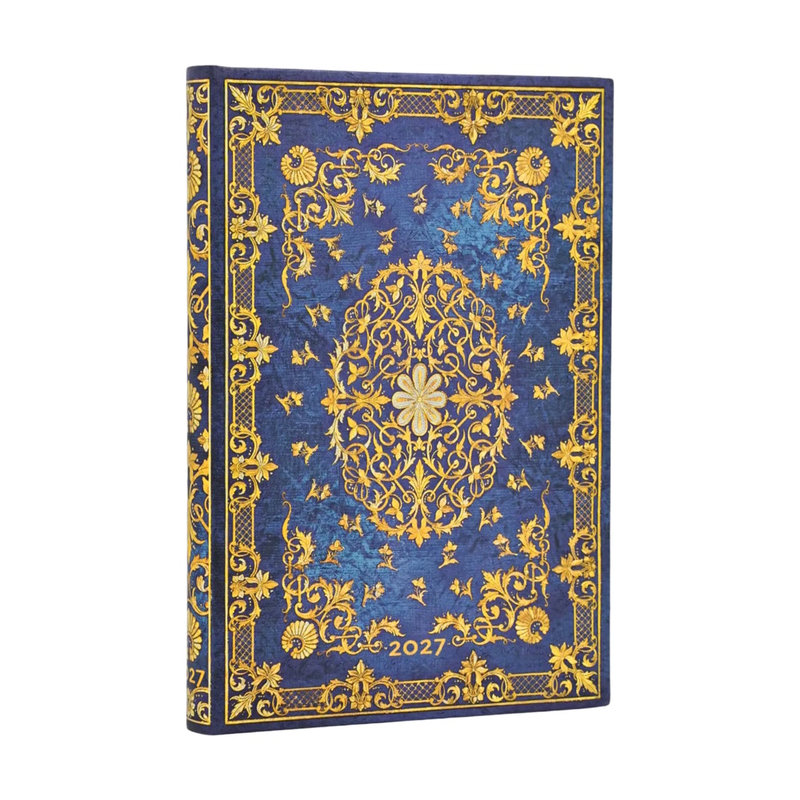 Ref. PAP20531, Agenda ciel de soie - Mini - Verticale - 1 semaine sur 2 pages - 2027, marque PAPERBLANKS