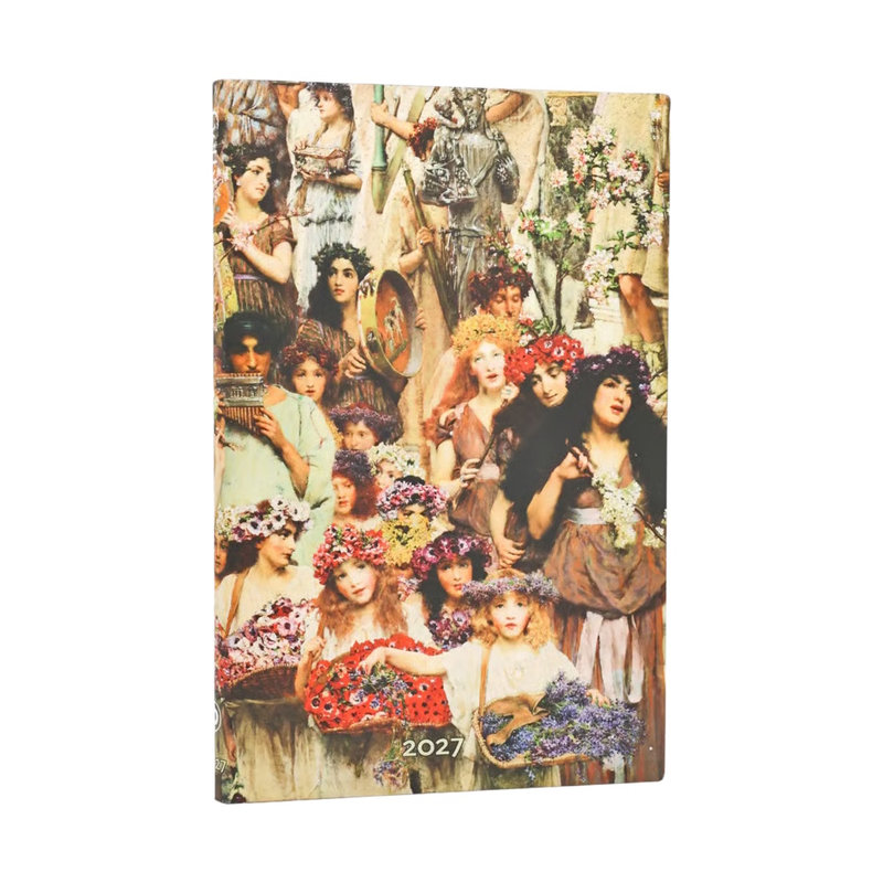 Ref. PAP21378, Agenda souple printemps - Maxi - Horizontale - 1 semaine sur 2 pages - 2027, marque PAPERBLANKS