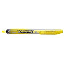 Ref. PENSXS15G, Surligneur retractable pointe biseau jaune, Jaune, marque PENTEL