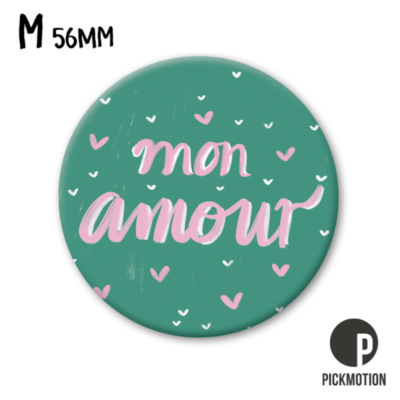 Ref. PICMM1286FR, Magnet diam 56mm mon amour