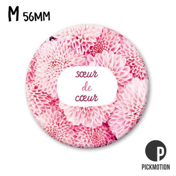 Ref. PICMM1354FR, Magnet diam 56mm soeur de cŒur