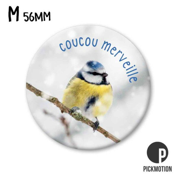 Ref. PICMM1484FR, Magnet diam 56mm coucou merveille