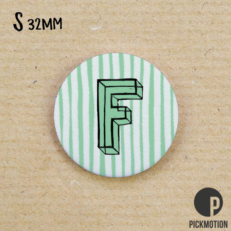 Image de  Magnet diam 32mm linocut f 