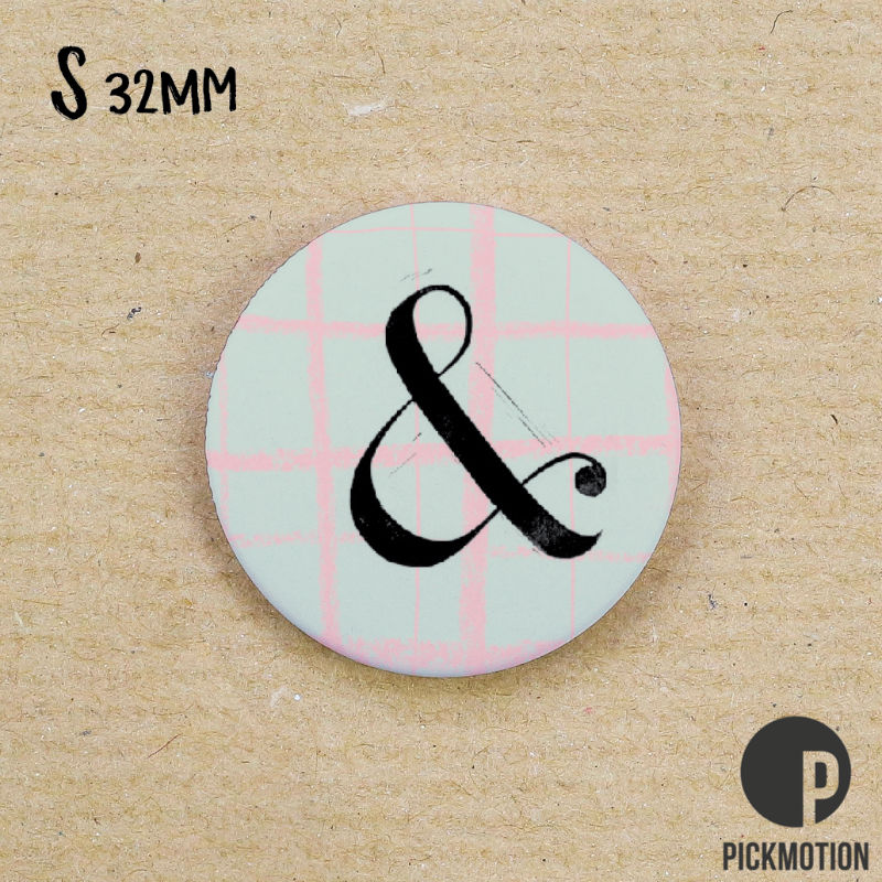 Image de  Magnet diam 32mm linocut & 