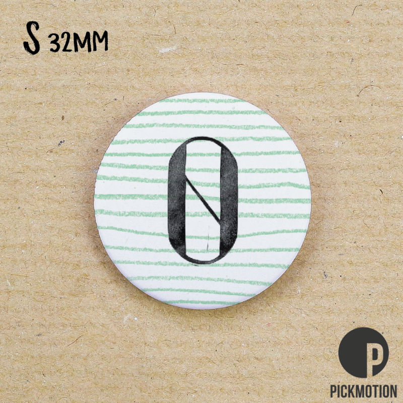 Image de  Magnet diam 32mm linocut 0 