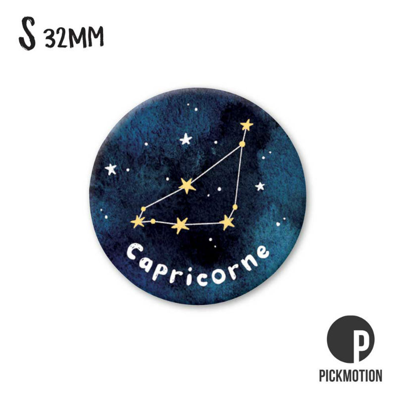 Ref. PICMSA0642FR, Magnet diam 32mm capricorne