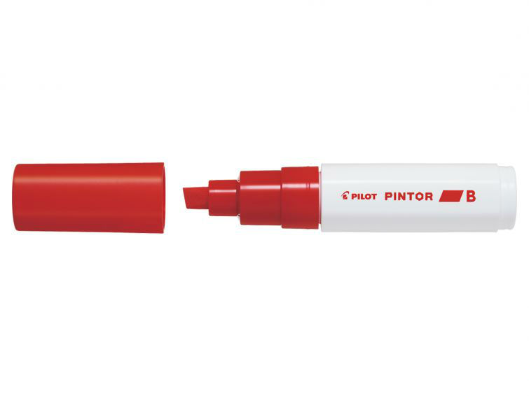 Image de  Marqueur peinture Pintor pointe large rouge 
