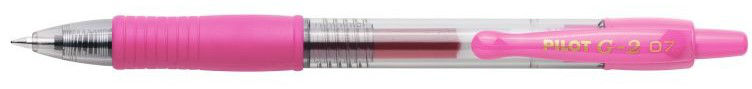 Ref. PIL75821, PILOT - Stylo bille rétractable Pilot G2 rose, Rose, marque PILOT
