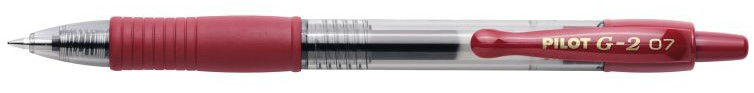 Image de  Stylo bille rétractable Pilot G2 bordeaux 