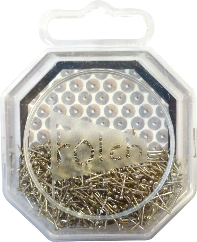 Ref. PW609050, Boite 50gr épingles 18 styropor (700 pcs env.), marque GRAINE CREATIVE