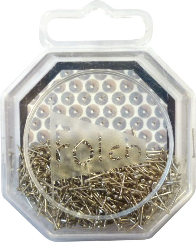 Ref. PW609060, Boite 50g épingles 10 (1250 pcs env.), marque GRAINE CREATIVE