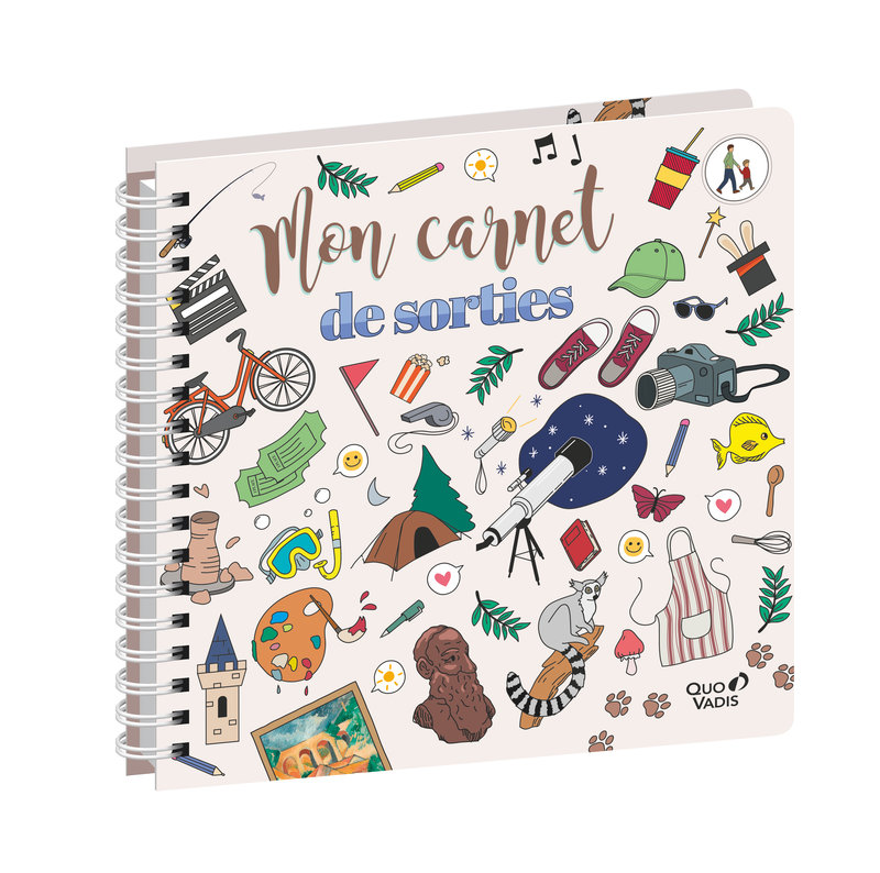 Ref. QUO2371392Q, Carnet de sorties enfant 24x24 cm, marque QUO VADIS