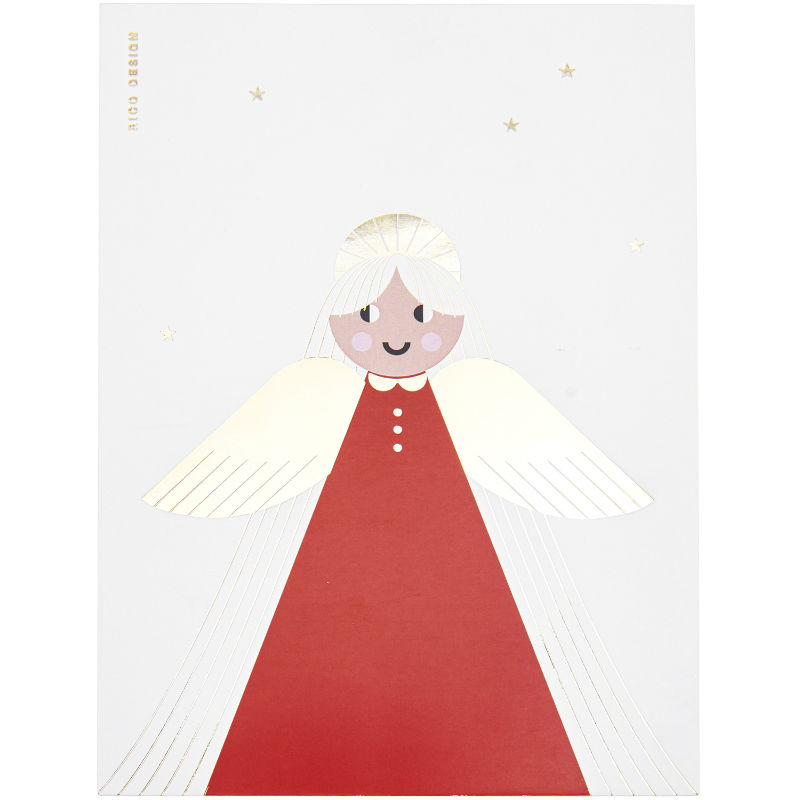 Ref. RIC300490, Bloc notes A5 50 feuilles ange, marque RICO DESIGN