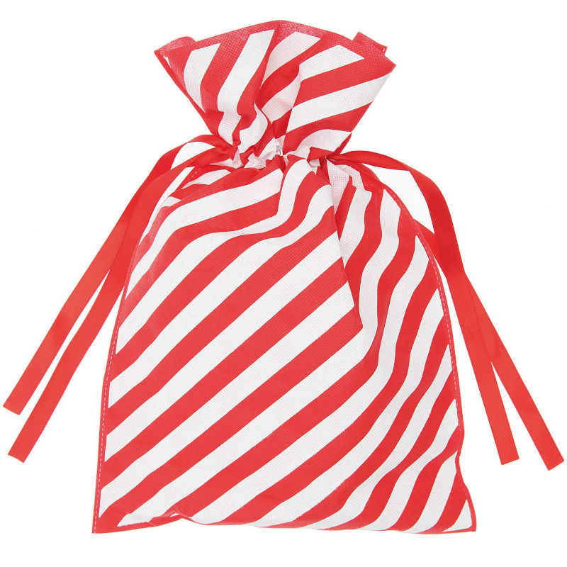 Ref. RIC300538, Sac cadeau 30 x 45 cm I Love Christmas rouge-blanc, Assorties, marque RICO DESIGN