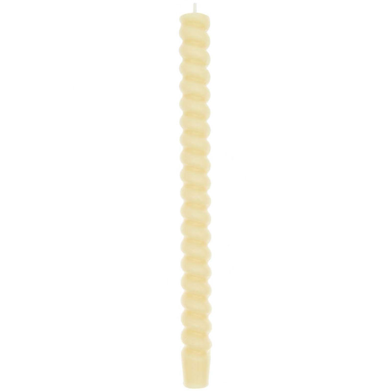 Ref. RIC400176, Bougie spirale 28cm jaune sorbet, Jaune, marque RICO DESIGN